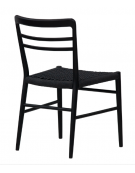 Sedia in legno di betulla seduta impagliata - cm 49x47x81h