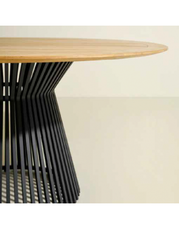 Piano per tavolo rotondo in TEAK - cm Ø150x4