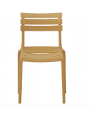 Sedia in polipropilene, resistente ai raggi UV - cm 41x41x82h