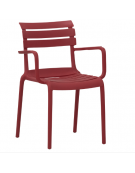 Poltroncina in polipropilene, resistente ai raggi UV - cm 41x41x82h