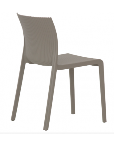 Sedia in polipropilene, resistente ai raggi UV - cm 41x41x78h