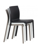 Sedia in polipropilene, resistente ai raggi UV - cm 41x41x78h