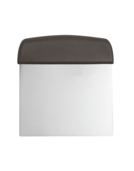 Raschietto in acciaio inox con manico in polipropilene - cm 12x16