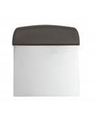 Raschietto in acciaio inox con manico in polipropilene - cm 12x9,5