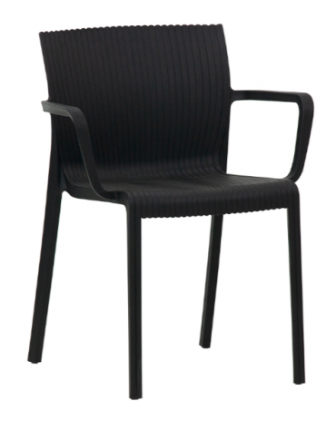 Poltroncina in polipropilene, resistente ai raggi UV - cm 41x41x78h