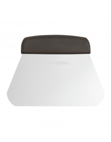 Raschietto in acciaio inox con manico in polipropilene - cm 11x19,5