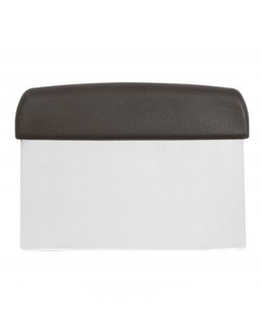 Raschietto in acciaio inox con manico in polipropilene - cm 15x7,5