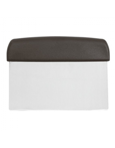 Raschietto in acciaio inox con manico in polipropilene - cm 15x7,5