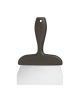 Spatola triangolare con lama in acciaio inox e manico in polipropilene - dimensione lama cm 15x6