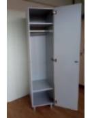 ARMADIO A UN POSTO PER CAMERA DI DEGENZA CASA DI RIPOSO - ANTA IN NOBILITATO MELAMINICO - CM 45x56,5x207h