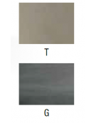 Sedia in metallo verniciato, seduta e schienale imbottiti, rivestimento in tessuto- cm 45x44x89h