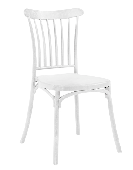 Sedia in polipropilene con fibra di vetro, resistente ai raggi UV- cm 44x42x88h