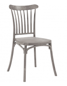 Sedia in polipropilene con fibra di vetro, resistente ai raggi UV- cm 44x42x88h