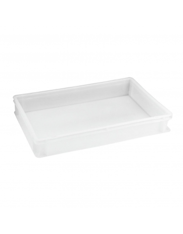 Contenitore per impasti pizza in polipropilene - Capacità Lt. 14 - Dimensioni cm 60x40x7,5