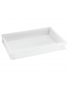 Contenitore per impasti pizza in polipropilene - Capacità Lt. 26 - Dimensioni cm 60x40x13