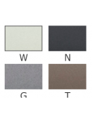 Sedia in metallo verniciato, scocca imbottita, rivestita in ecopelle - cm 47x47x82h