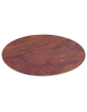 Vassoio rotondo in melamina effetto legno - diametro cm 33 - altezza cm 0,8