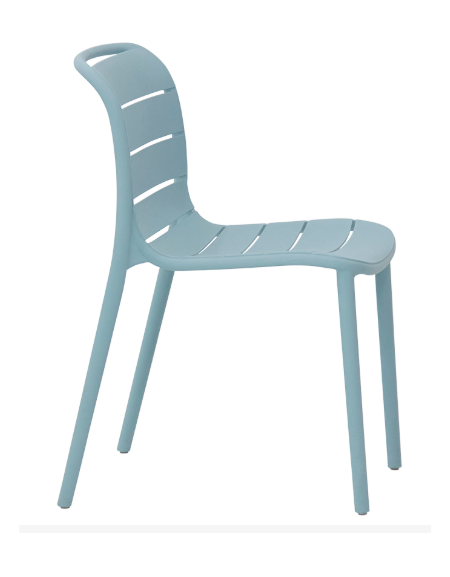 Sedia in polipropilene, anti raggi UV - cm 42x40x80h