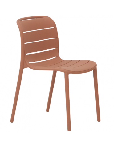 Sedia in polipropilene, anti raggi UV - cm 42x40x80h