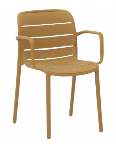 Poltroncina in polipropilene, anti raggi UV- cm 42x40x80h