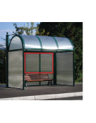 Parete di fondo per pensilina bifacciale cod. DN35474