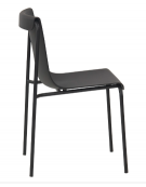 Sedia in metallo verniciato, scocca in polipropilene, anti UV - cm 44x40x81h
