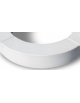 Panchina curva in graniglia di marmo, con finitura acrilica trasparente - modulo da cm 212x45x41h