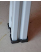 Scaffale metallico in acciaio verniciato RAL 7035 con 5 ripiani cm 70x60 - Montaggio a gancio-Dimensioni esterne cm 76,4x60x250h