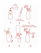 Sifone per infusi nitro in acciaio inox - Capacità Lt 1