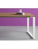 Scrivania dattilo operativa con gambe ad anello chiuso - cm 100x60x73,5h - Piano spessore mm 25 - Conforme ai CAM