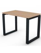 Scrivania dattilo operativa con gambe ad anello chiuso - cm 100x60x74h - Piano spessore mm 25 - Conforme ai CAM