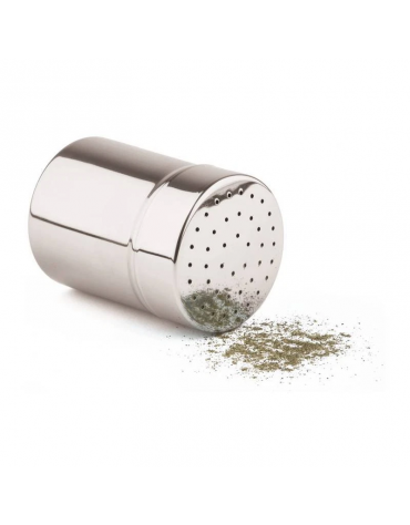 Spargicacao in acciaio inox - capacità ml 160  - diametro cm 5,5 - altezza cm 7,5