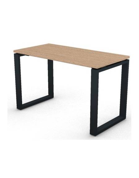 Scrivania dattilo operativa con gambe ad anello chiuso - cm 120x60x73,5h - Piano spessore mm 25 - Conforme ai CAM