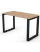 Scrivania dattilo operativa con gambe ad anello chiuso - cm 120x60x74h - Piano spessore mm 25 - Conforme ai CAM
