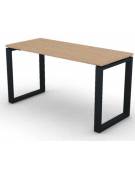 Scrivania dattilo operativa con gambe ad anello chiuso - cm 140x60x74h - Piano spessore mm 25 - Conforme ai CAM