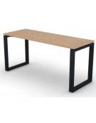 Scrivania dattilo operativa con gambe ad anello chiuso - cm 160x60x74h - Piano spessore mm 25 - Conforme ai CAM