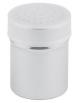 Spargizucchero in acciaio inox con diametro fori cm 2,5 - capacità ml 300 - diametro cm 7 - altezza cm 9