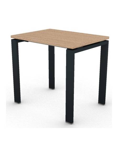 Scrivania dattilo operativa con gambe a U in bianco ,Grigio o Antracite - cm 80x60x73,5h - Piano spessore mm 25 - Conforme ai CA