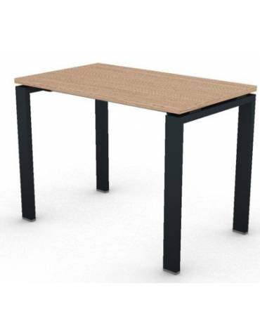 Scrivania dattilo operativa con gambe a U in bianco ,Grigio o Antracite - cm 100x60x74h -Piano spessore mm 25 -Conforme ai CAM