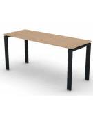 Scrivania dattilo operativa con gambe a U in bianco ,Grigio o Antracite - cm 160x60x73,5h - Piano spessore mm 25 - Conforme ai C