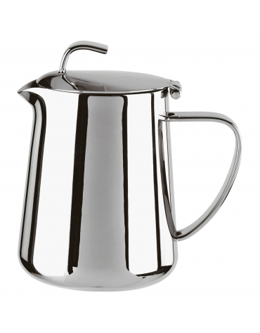 Lattiera in acciaio inox con coperchio - capacità Lt. 0,60