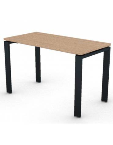 Scrivania dattilo operativa con gambe a U in bianco ,Grigio o Antracite - cm 120x60x73,5h - Piano spessore mm 25 - Conforme ai C