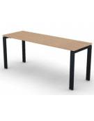 Scrivania dattilo operativa con gambe a U in bianco, Grigio o Antracite - cm 180x60x74h -Piano spessore mm 25 -Conforme ai CAM