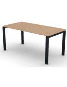 Scrivania ufficio operativa con gambe a U in bianco ,Grigio o Antracite - cm 160x80x73,5h - Piano spessore mm 25 -Conforme ai CA