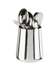 Porta cucchiaini acciaio inox - diametro cm 6 - altezza cm 9