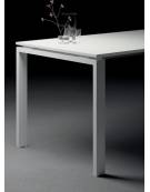 Scrivania ufficio operativa con gambe a U in bianco, Grigio o Antracite -cm 200x80x74h - Piano spessore mm 25 -Conforme ai CAM