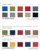 Sedia dattilo ufficio con braccioli regolabili e schienale a rete-Conforme norme UNI EN 1335-Rivestimento tessuto ignifugo