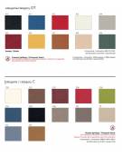 Sedia dattilo ufficio con braccioli regolabili e schienale a rete-Conforme norme UNI EN 1335-Rivestimento tessuto ignifugo