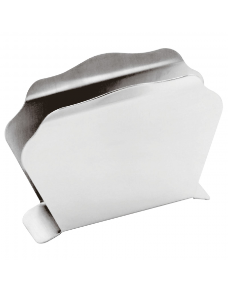 Porta tovaglioli in acciaio inox - cm 10x3x8h
