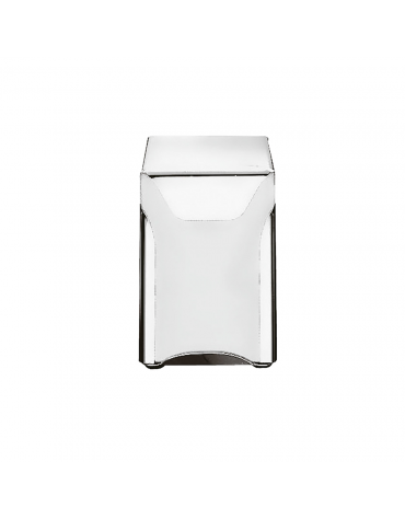 Porta tovaglioli in acciaio inox - cm 8,5x11x12,5h